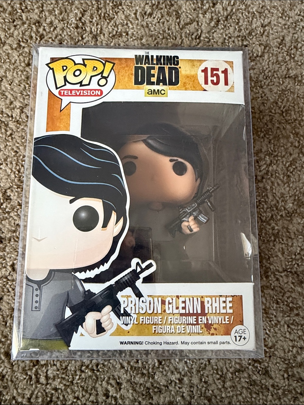 Funko The Walking Dead Prison Glenn Rhee Vinyl Figure - Black